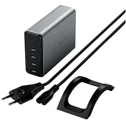 Мережевий зарядний пристрій Satechi 165 W USB-C 4-Port PD GaN Charger Space Gray (ST-UC165GM-EU) - мініатюра 2
