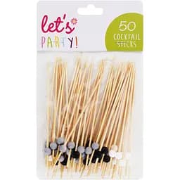 Набір паличок для коктейлю Offtop бамбук 50 шт. (850037)