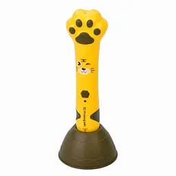 3D ручка XJ01-4 в форме кавычки с аккумулятором, подставкой и филаментом PCL желтый