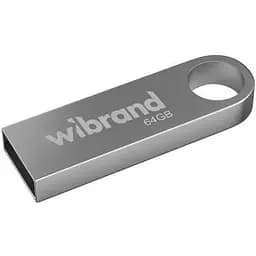 Флеш накопичувач USB 64Gb Wibrand Puma сріблястий USB 2.0 (WI2.0/PU64U1S)