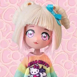 Дитяча лялька Стильна Цукерка-єдиноріг 4SF Manga Dolls HKTF2000 серії Hello Kitty - мініатюра 5