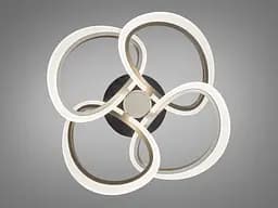 Світлодіодна Люстра стельова Diasha WG5144 шампань 60W пульт регулювання 3200-600