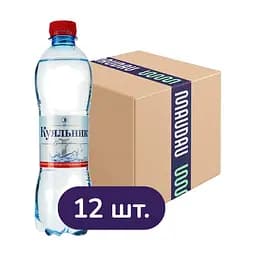 Мінеральна вода Куяльник I лікувально-столова хлоридна натрієва сильногазована 0.5 л х 12 шт. (501632)