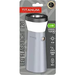 Портативный светодиодный фонарик TITANUM TLF-T20 70Lm Gray (TLF-T20)