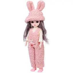 Детская игровая кукла Bambi F0322 Pink шарнирная размер 29 см