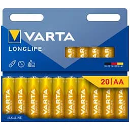 Батарейки Varta Longlife Alkaline AA 20 шт. (4106101720)