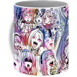 Кухоль GeekLand Ахегао Ahegao anime А 02.03 330 мл білий - мініатюра 2