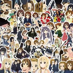 Стікерпак Кей-он! Набір наклейок GeekLand K-On! 50 штук