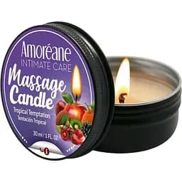 Массажная свеча Amoreane тропические фрукты, 30 мл