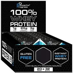 Протеїн Powerful Progress 100% Whey Protein Instant mega box Chocolate 20 шт. x 32 г