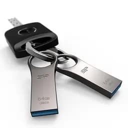 USB флеш накопичувач Silicon Power 64GB Jewel J80 Titanium USB 3.0 (SP064GBUF3J80V1T) - мініатюра 2