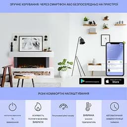 Камін електричний KLARSTEIN Studio Light & Fire 3 Smart (10038383) - мініатюра 6