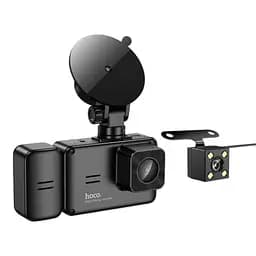 Видеорегистратор HOCO DI62 Warrior three-screen simultaneous display driving recorder (wifi version) |720p front/480p rear/480p