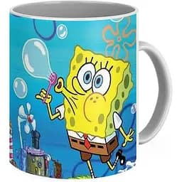 Кухоль GeekLand SpongeBob SquarePants  міхур SB 02.03 330 мл білий