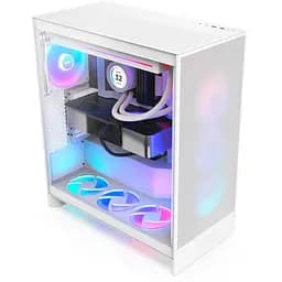 Корпус NZXT H7 Flow RGB White без БЖ ( см-H72FW-R1)