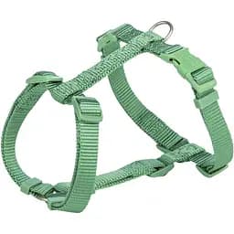 Шлея Trixie Premium H-harness для собак XS-S 30-44 см 10 мм светло-зеленая
