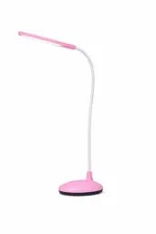 Настільна LED-лампа з гнучкою ніжкою (USB / Battery, 3 режими світла) Рожева