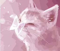 Набор для росписи по номерам Бабочка на носике, Strateg, 40x50 см, DY183