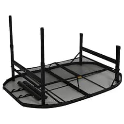 Стіл Bo-Camp Northgate Oval 120x80 cm Black/Grey (1404187) - мініатюра 3