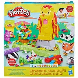 Набор для творчества Play-Doh с массой для лепки Лев и друзья (F7221)