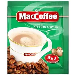 Напиток кофейный MacCoffee Лесной орех сливки и сахар, 18 г (10050)