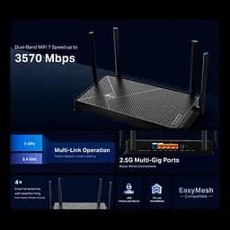 Роутер TP-Link Archer BE230 BE3600 (ARCHER-BE230) - мініатюра 7