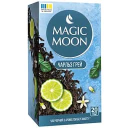 Чай чорний Magic Moon Чарльз Грей з ароматом бергамота 40 г (20 саше x 2 г)