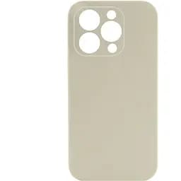 Чохол Epik Silicone Case Full Camera Protective (AA) NO LOGO для Apple iPhone 16 Pro Max (6.9) Бежевий / Antique White