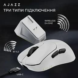 Миша Ajazz AJ179PRO 8K Charging Dock White (AJ179-PRO-W) - мініатюра 12