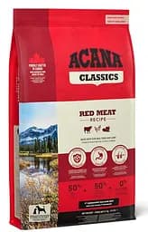 Сухий корм ACANA Red Meat Recipe з ягням, бичком і свининою для собак 9,7 кг (a56112)
