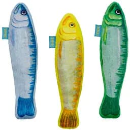 Іграшка для котів Barksi Сардини з котячою м'ятою та дзвіночком 16.5 см 3 шт.