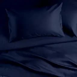 Підковдра Cosas сатин Dark Blue Satin полуторна160х220 см (Сатин_Синий_160P) - мініатюра 4