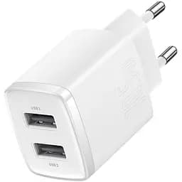 Сетевое зарядное устройство Baseus Compact Charger 2U 10.5W White (CCXJ010202) [74462]