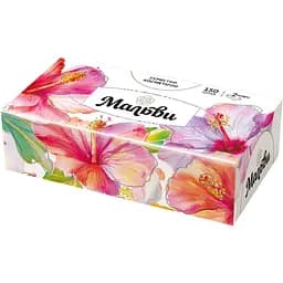 Серветка Мальви косметична 200х200 мм 2 шари 150 шт. 