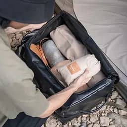 Сумка на колесах Naturehike NH21LX002, розмір S, чорна - мініатюра 6