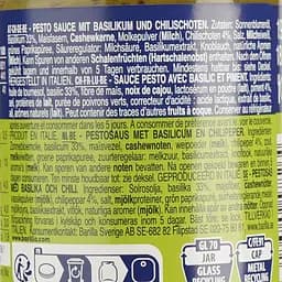 Соус Barilla Pesto Peperoncino Basilico 195 г - мініатюра 3