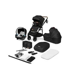 Коляска Lionelo 3 в 1 Mari Tour Black Onyx, чорна (LO-MARI TOUR 3IN1 BLACK ONYX) - мініатюра 3
