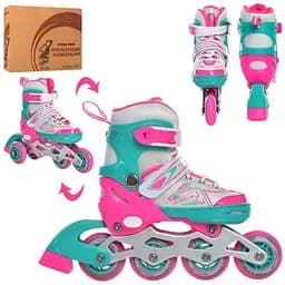 Ролики раздвижные Profi A4148-XS-PBL размер(27-30)