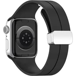 Ремінець DK CDK для Apple Watch 40mm (Series 4 / 5 / 6 / SE1 / SE2) Silicone Sport Magnetic (017247) (black / - мініатюра 2