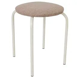 Табурет Vitan Стандарт с мягкой коричневой крышкой