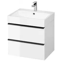 Тумба для ванної кімнати Cersanit Virgo 60 см Білий/Чорний S522-018 30412