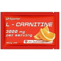 Жиросжигатель Sporter L-Carnitine 3000 мг, 4.5 г Апельсин