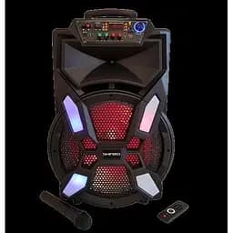 Акумуляторна акустична система Kimiso QS-A1505 колонка валіза 150Вт USB SD FM радіо Bluetooth мікрофон ДК (QS-A1505) - мініатюра 2