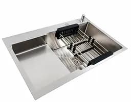 Кухонна мийка Platinum HANDMADE 78*50С R (SP000041296) - мініатюра 5
