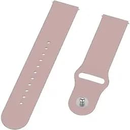 Силіконовий ремінець BeCover для Huawei Watch GT / GT 2 46 mm / GT 2 Pro / GT Active / Honor Watch Magic / Magic 2 / GS Pro / Dream Pink (706330) - мініатюра 2
