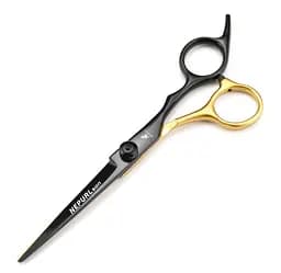 Набор парикмахерских ножниц и инструментов для Barbershop 7ел gold/black - мініатюра 2