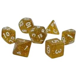 Набор кубиков Glitter 7 Dice Set - Gold , 7 шт. (g7dglit02)
