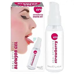 Лубрикант на водній основі Hot Oral Optimizer Blowjob Gel полуниця 50 мл