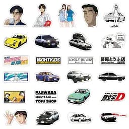 Стікерпак GeekLand Initial D 50 штук - мініатюра 4