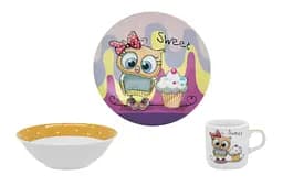 Детский набор SWEET OWL 3 предмета LIMITED EDITION kuh0016302